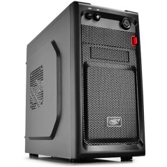 DeepCool Smarter Tower Micro ATX Case - Sleek Black Design for Optimal Cooling and Performance
